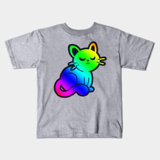 Meow Rainbow Kids T-Shirt